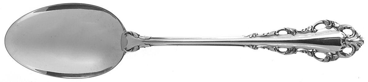 Dresden Scroll (Sterling, 1971) Dessert/Oval Soup Spoon by Lunt Silver-1