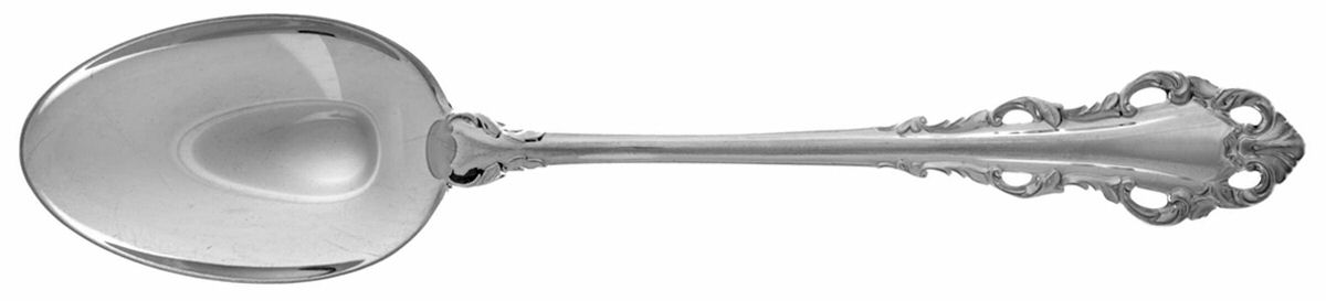 Dresden Scroll (Sterling, 1971) Teaspoon by Lunt Silver-1