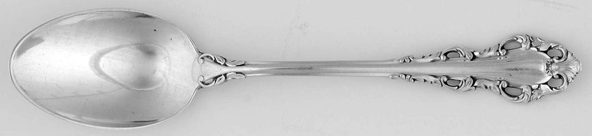 Dresden Scroll (Sterling, 1971) Demitasse Spoon by Lunt Silver-1