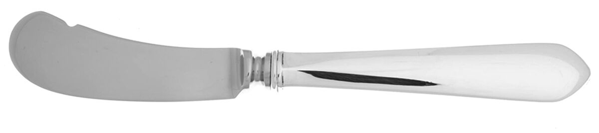 Early American-Plain (Sterling, 1926) Butter Spreader Hollow Hdl-Paddle/Stainless Blade by Lunt Silver-1
