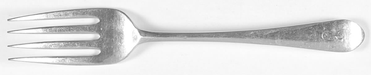 Early American-Plain (Sterling, 1926) Individual Salad Fork by Lunt Silver-1