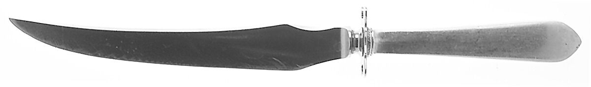 Early American-Plain (Sterling, 1926) Small Steak Carving Knife with Stainless Blade by Lunt Silver-1