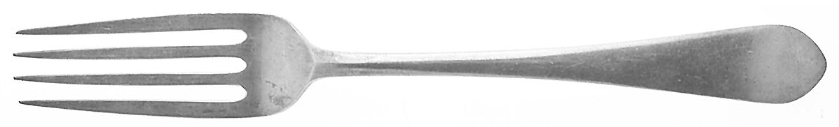 Early American-Plain (Sterling, 1926) Fork by Lunt Silver-1