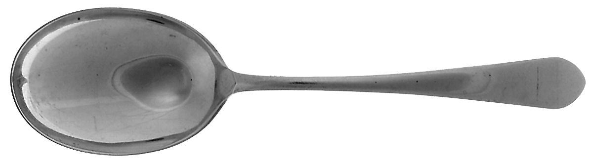 Early American-Plain (Sterling, 1926) Large Solid Berry/Casserole Spoon by Lunt Silver-1