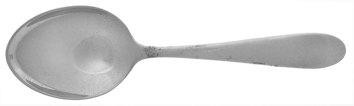 Early American-Plain (Sterling, 1926) Straight Handle Baby Spoon by Lunt Silver-1