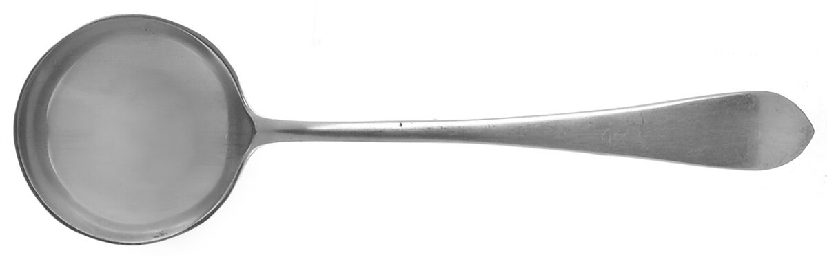 Early American-Plain (Sterling, 1926) Round Bowl Soup Spoon (Bouillon) by Lunt Silver-1