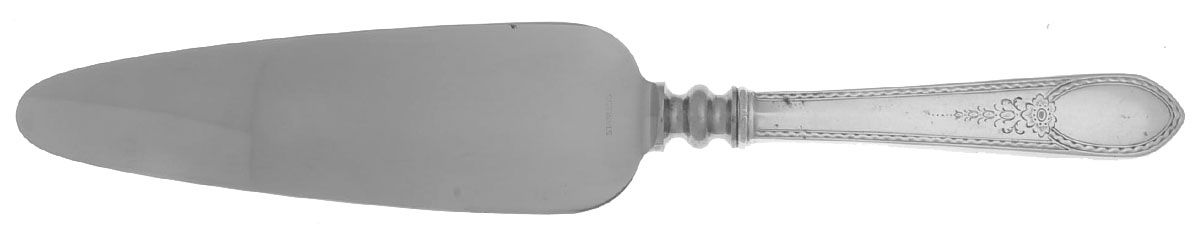 Early American-Engraved (Sterling, 1926) Pie Server with Stainless Blade by Lunt Silver-1