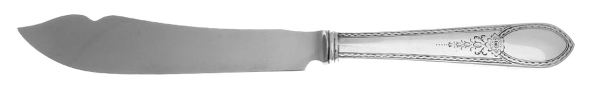 Early American-Engraved (Sterling, 1926) Individual Fish Knife with Stainless Blade by Lunt Silver-1