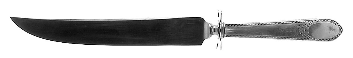 Early American-Engraved (Sterling, 1926) Small Carving Knife W/Sterling Guard by Lunt Silver-1