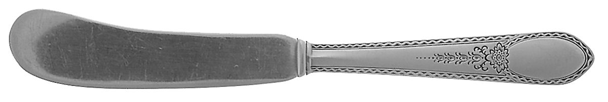 Early American-Engraved (Sterling, 1926) Flat Handle Butter Spreader by Lunt Silver-1