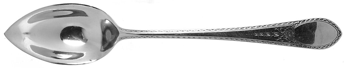 Early American-Engraved (Sterling, 1926) Fruit/Orange Spoon by Lunt Silver-1