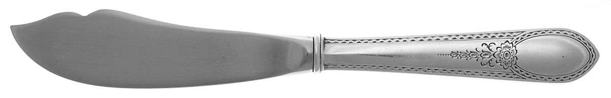Early American-Engraved (Sterling, 1926) Hollow Handle Master Butter Knife by Lunt Silver-1