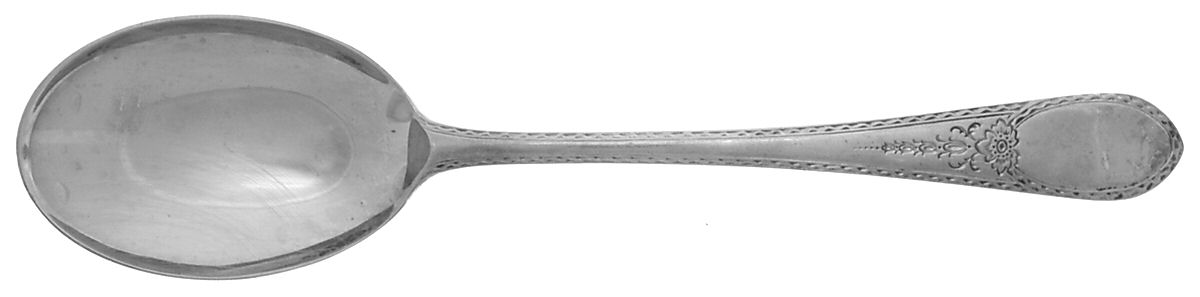 Early American-Engraved (Sterling, 1926) Sugar Spoon by Lunt Silver-1