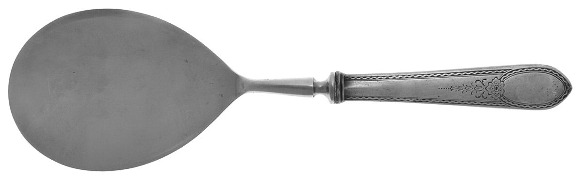 Early American-Engraved (Sterling, 1926) Hollow Handle Flat Server W/Stainless Blade by Lunt Silver-1