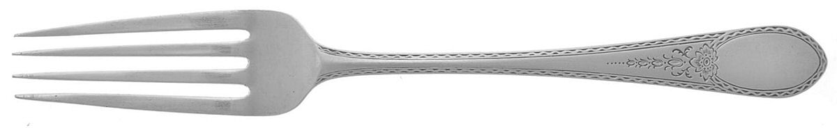 Early American-Engraved (Sterling, 1926) Solid Youth Tea Fork by Lunt Silver-1