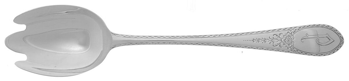 Early American-Engraved (Sterling, 1926) Ice Cream Fork by Lunt Silver-1