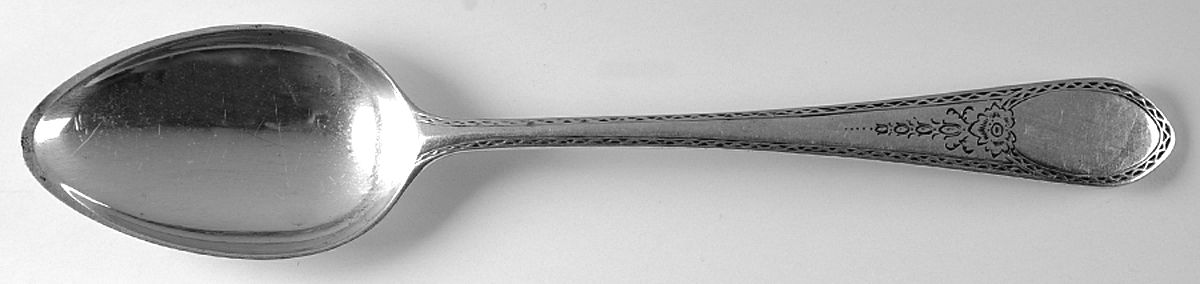 Early American-Engraved (Sterling, 1926) Demitasse Spoon by Lunt Silver-1