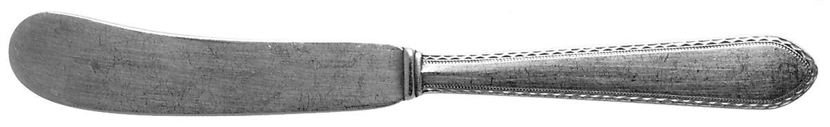 Early Colonial (Sterling, 1930) Flat Handle Butter Spreader by Lunt Silver-1