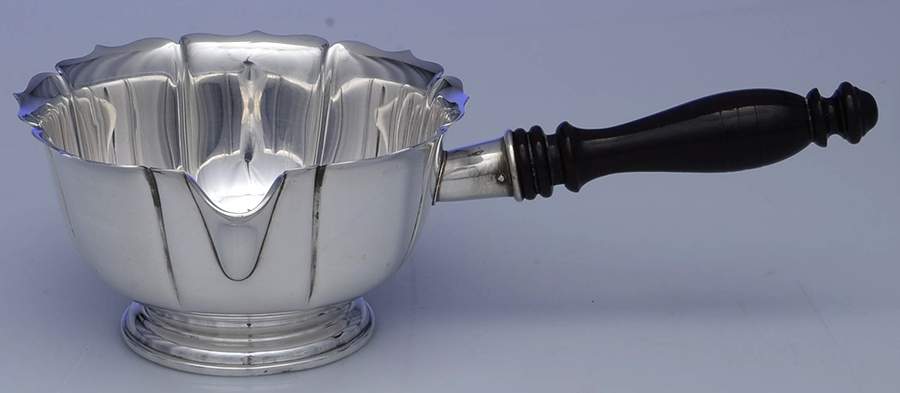 Early Dublin (Sterling, Hollowware) Pipkin by Lunt Silver-1