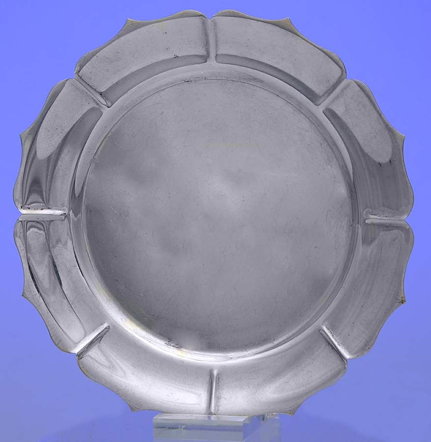 Early Dublin (Sterling, Hollowware) Pipkin Tray by Lunt Silver-1