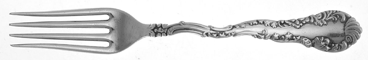 Elaine (Sterling, 1893) Solid Youth Tea Fork by Lunt Silver-1