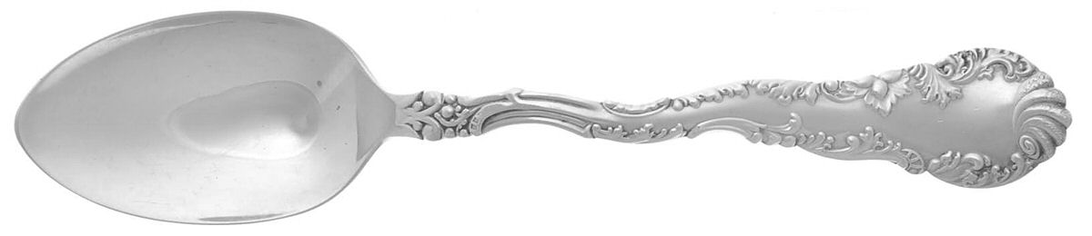 Elaine (Sterling, 1893) Dessert/Oval Soup Spoon by Lunt Silver-1