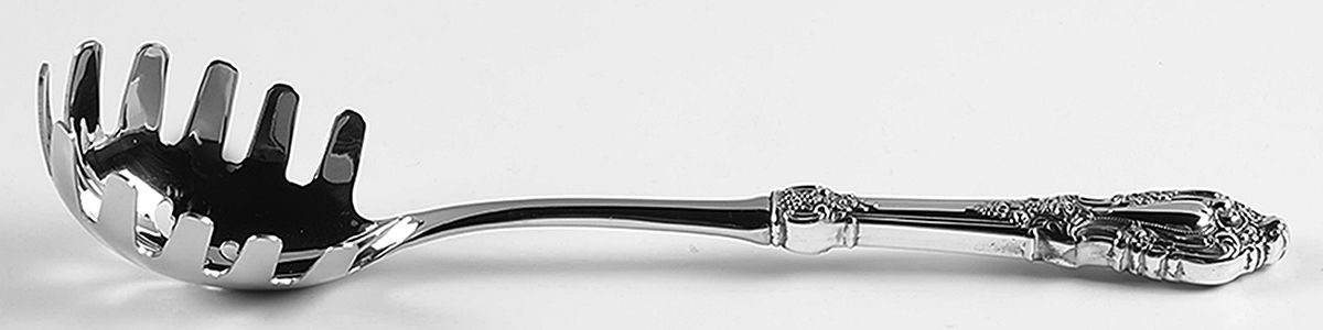 Eloquence (Sterling, 1953) Pasta Server with Stainless Bowl by Lunt Silver-1