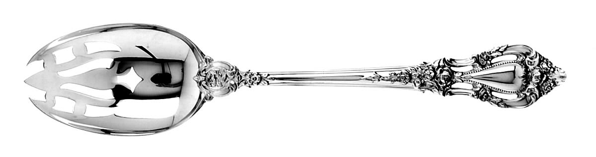 Eloquence (Sterling, 1953) Pierced Tablespoon (Serving Spoon) by Lunt Silver-1