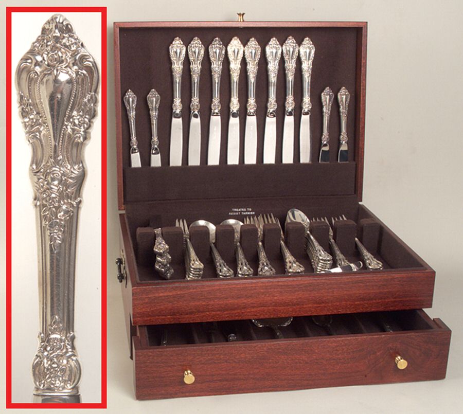 Eloquence (Sterling, 1953) 63 Piece Set by Lunt Silver-1