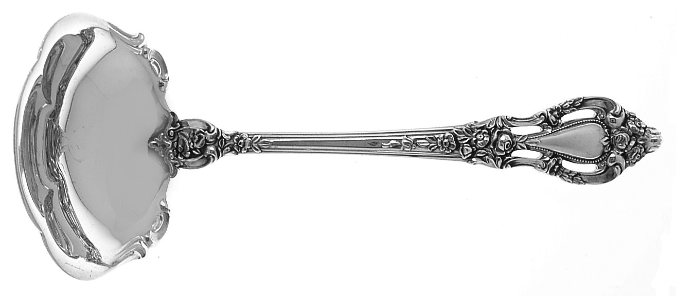 Eloquence (Sterling, 1953) Solid Gravy Ladle by Lunt Silver-1