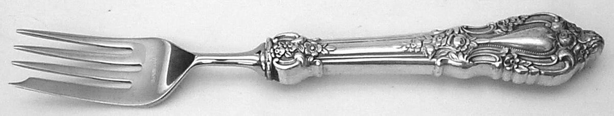 Eloquence (Sterling, 1953) Individual Hollow Fish Fork, Stainless Tines by Lunt Silver-1
