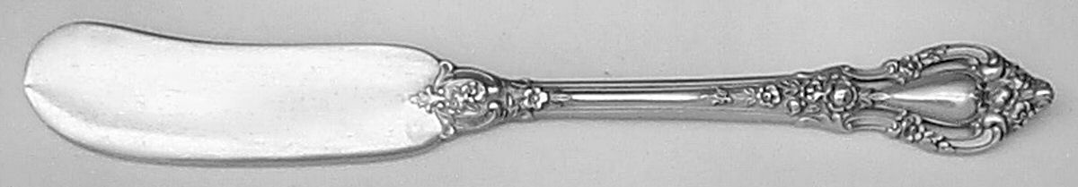 Eloquence (Sterling, 1953) Flat Handle Butter Spreader by Lunt Silver-1