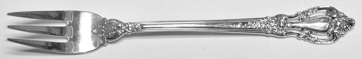 Eloquence (Sterling, 1953) Cocktail/Seafood Fork by Lunt Silver-1