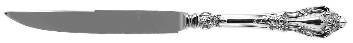 Eloquence (Sterling, 1953) Individual Steak Knife Hollow Handle by Lunt Silver-1
