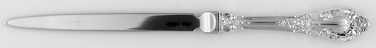 Eloquence (Sterling, 1953) Letter Opener with Stainless Blade by Lunt Silver-1