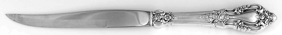 Eloquence (Sterling, 1953) Individual Steak Knife w/Bevel Blade by Lunt Silver-1