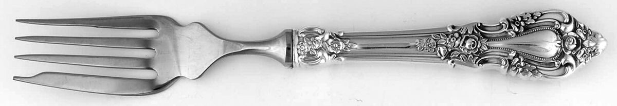 Eloquence (Sterling, 1953) Individual Hollow Fish Fork, Stainless Tines by Lunt Silver-1