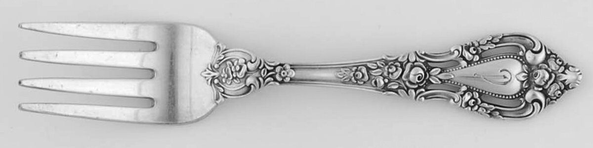 Eloquence (Sterling, 1953) Baby Fork by Lunt Silver-1