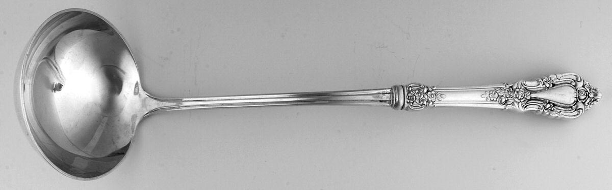 Eloquence (Sterling, 1953) Hollow Handle Soup Ladle with Solid Bowl by Lunt Silver-1