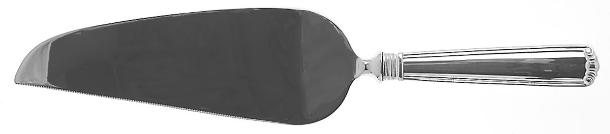 Embassy Scroll (Sterling, 1981, no monograms) Pie & Cake Server with Stainless Blade by Lunt Silver-1