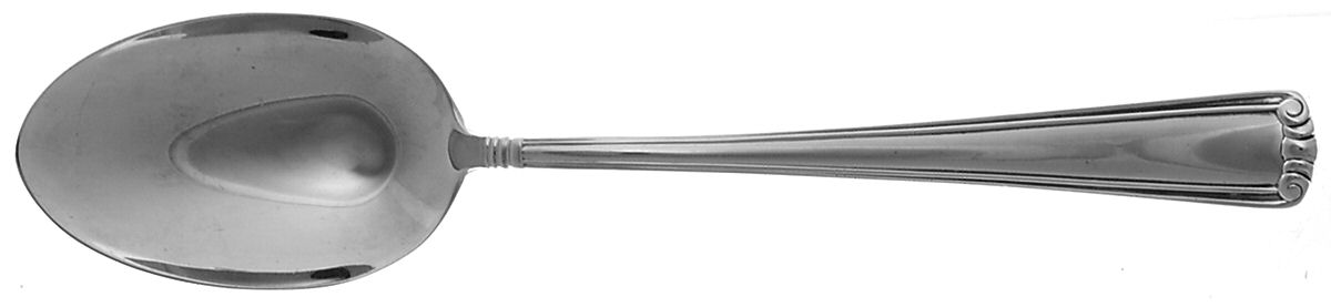Embassy Scroll (Sterling, 1981, no monograms) Place/Oval Soup Spoon by Lunt Silver-1