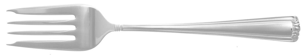 Embassy Scroll (Sterling, 1981, no monograms) Individual Salad Fork by Lunt Silver-1