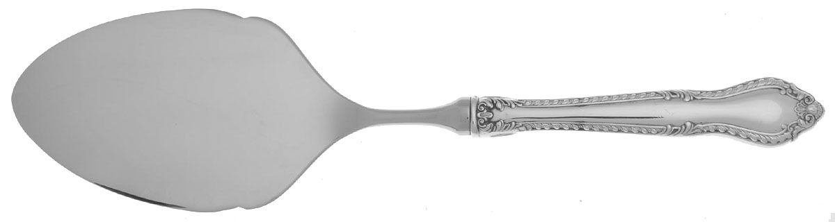 English Georgian (Silverplatelate, 1980) Pastry Server with Stainless Blade by Lunt Silver-1