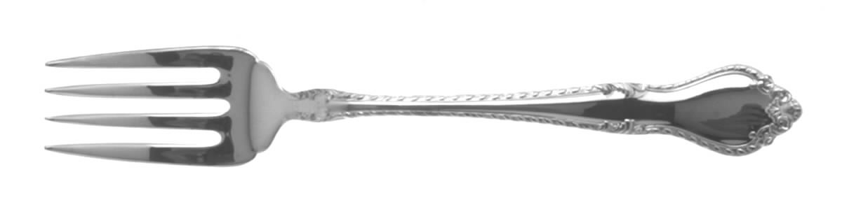 English Georgian (Silverplatelate, 1980) Individual Salad Fork by Lunt Silver-1