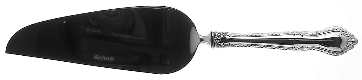 English Georgian (Silverplatelate, 1980) Pie & Cake Server with Stainless Blade by Lunt Silver-1