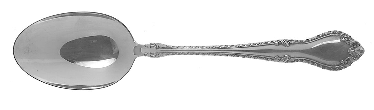 English Georgian (Silverplatelate, 1980) Tablespoon (Serving Spoon) by Lunt Silver-1