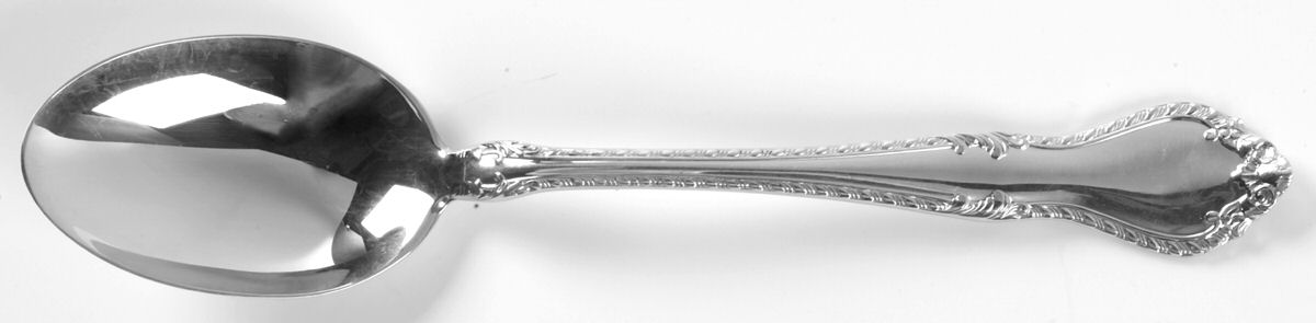 English Georgian (Sterling, 1980) Dessert/Oval Soup Spoon by Lunt Silver-1