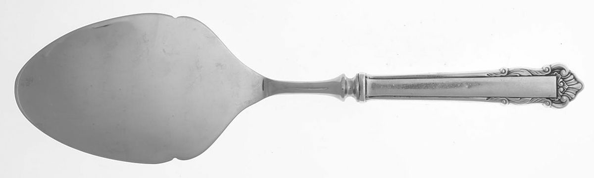 English Shell (Sterling, 1937) Pastry Server with Stainless Blade by Lunt Silver-1
