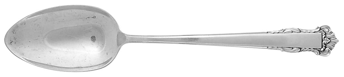 English Shell (Sterling, 1937) Tablespoon (Serving Spoon) by Lunt Silver-1