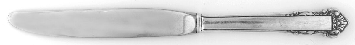 English Shell (Sterling, 1937) Modern Hollow Knife by Lunt Silver-1